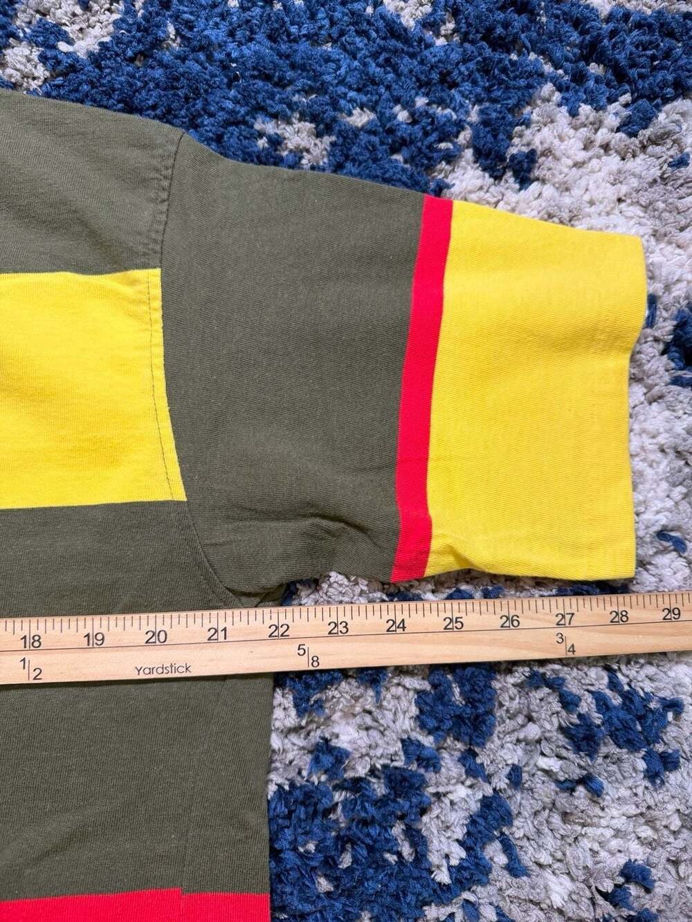 Vintage Duck Head Made in USA Striped Graphic T-Shirt - Picture 3 of 4